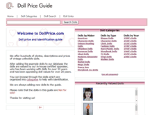 Tablet Screenshot of dollprice.com